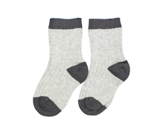 Noa Noa Miniature socks light grey melange